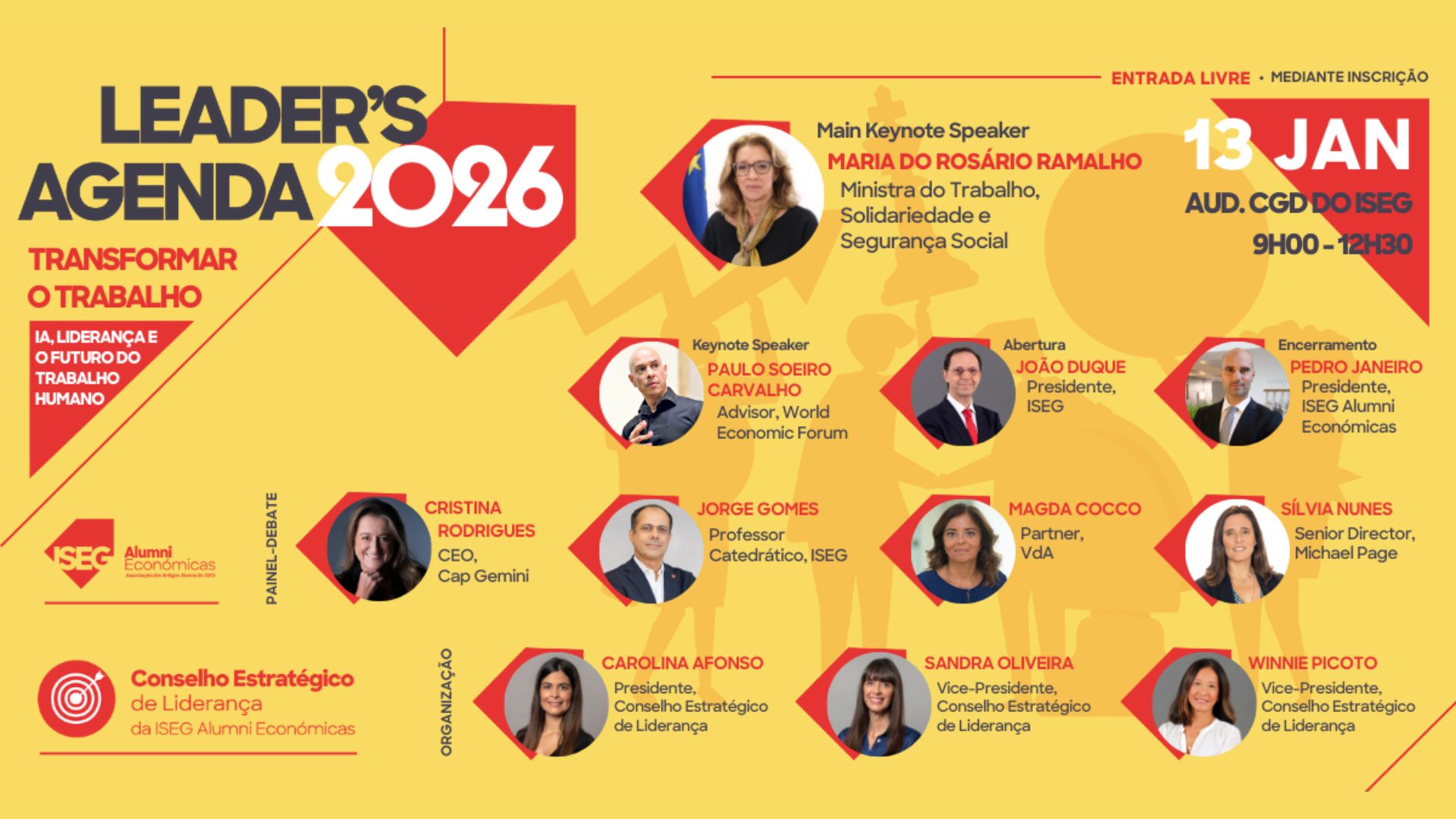 Cartaz Evento ISEG  - Leader s Agenda 26